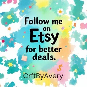 Colorful Etsy Promotion Sign